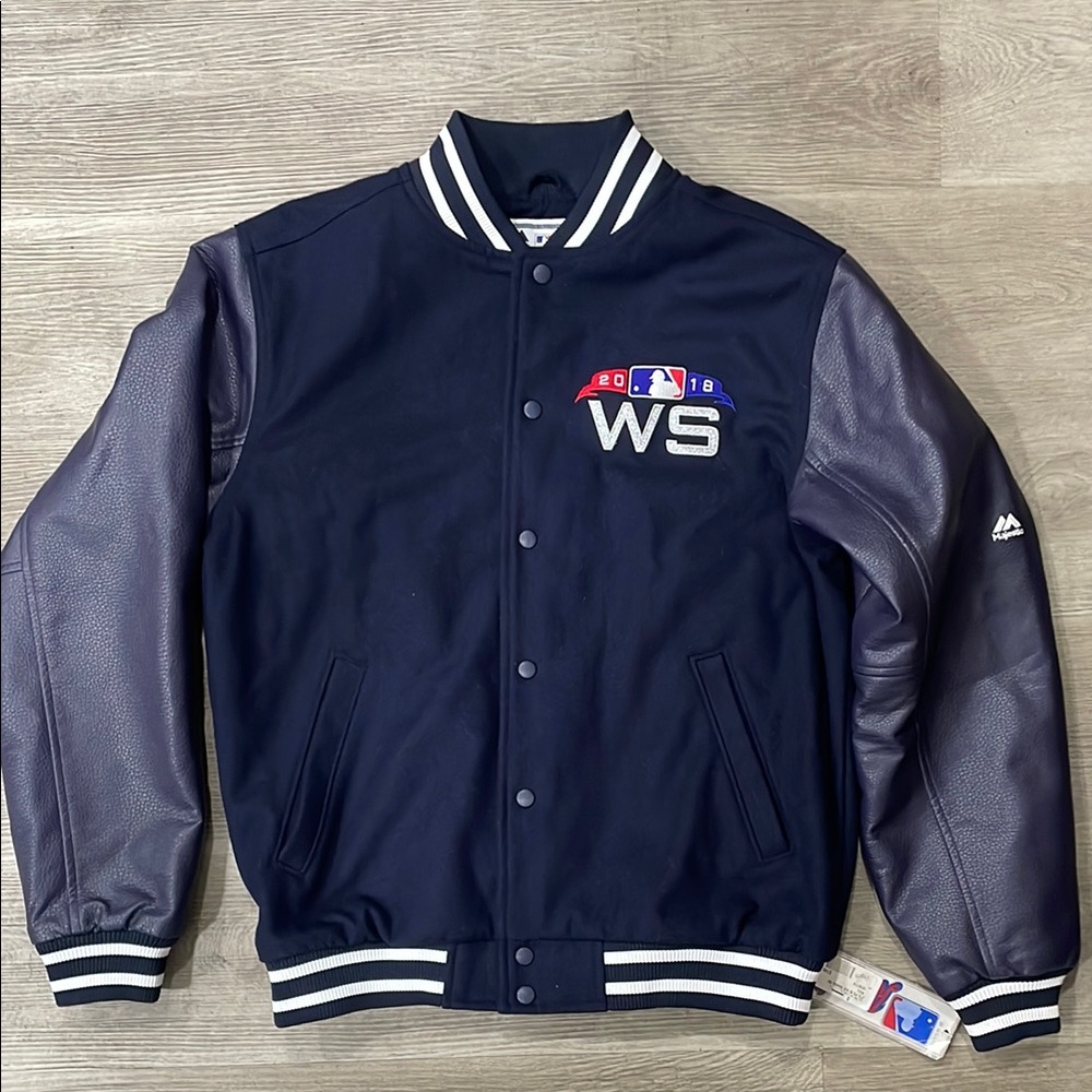 Majestic MLB Authentic Navy Jacket WS 2018